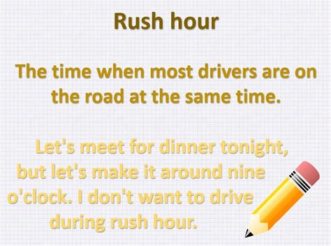 rush hour meaning