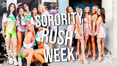 rush sorority week