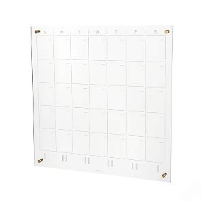 Russell + Hazel Acrylic Monthly Dry-Erase Calendar
