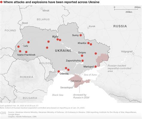 Russia Attack Ukraine Live Map