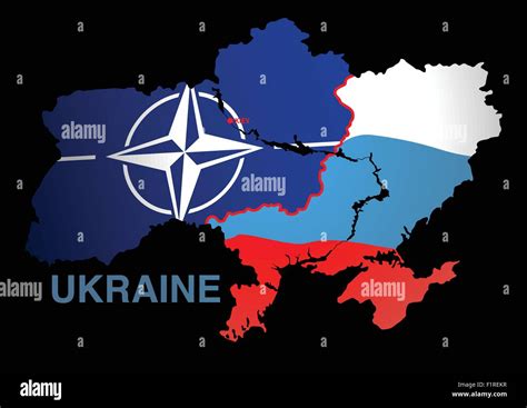 russia ukraine map nato
