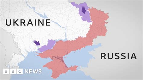 russia vs ukraine war latest map