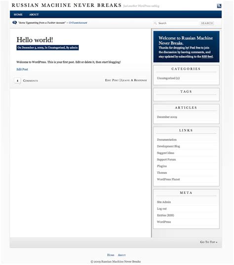 Russian Machine Never Breaks