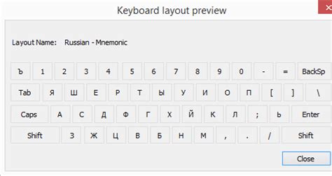 russian mnemonic keyboard missing letters