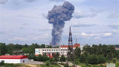 russian munitions plant explosion