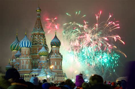 russian new year celebration