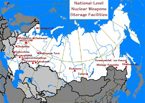 russian nuclear weapons storage sites