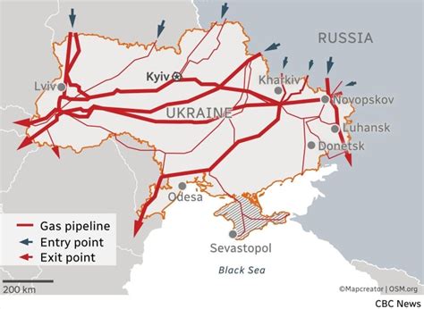 russian oil pipelines through ukraine