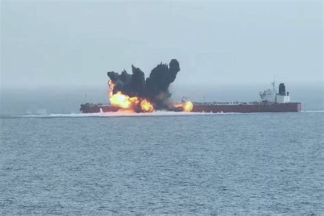 russian oil tanker hit