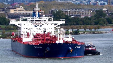 russian oil tanker stopped