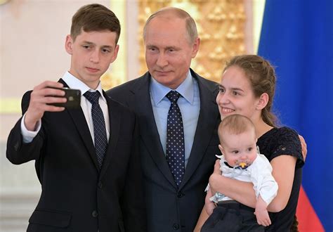 russian president vladimir putin's children