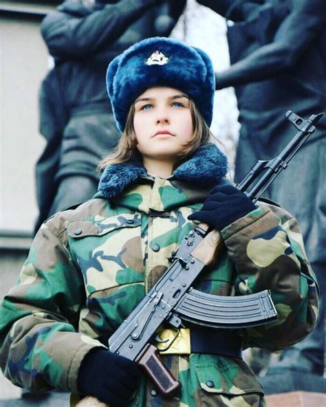 russian soldier with blonde helmet