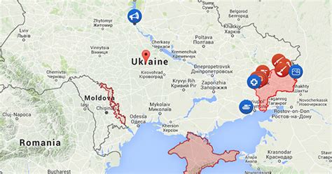 russian ukraine war live news google map