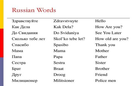 russian word for lady