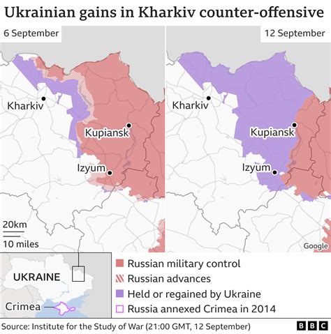 russo ukrainian war detailed map