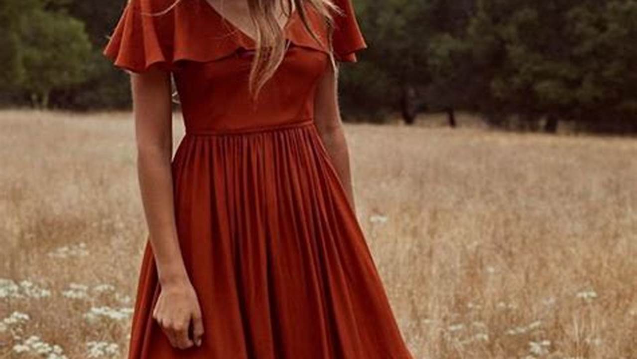 Unveiling the Elegance: Rust Dresses for a Timeless Wedding