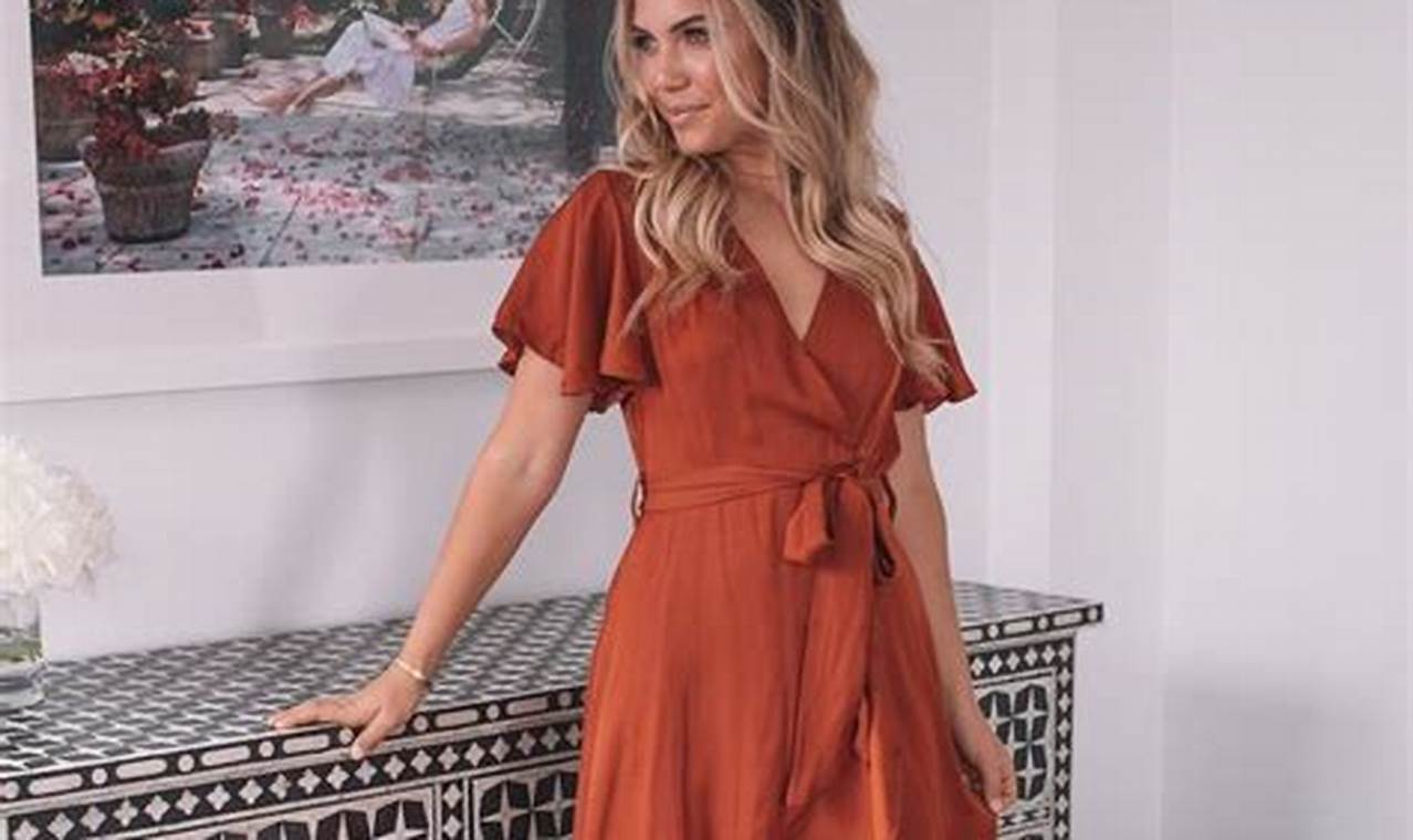 Tips for Choosing the Perfect Rust Wedding Guest Dress