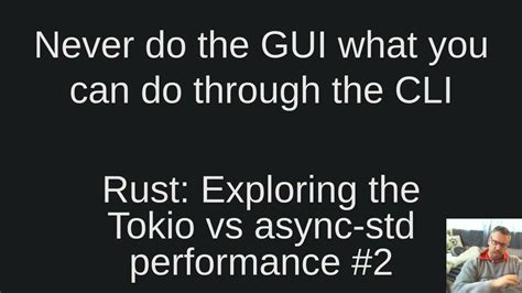 rust async-std vs tokio