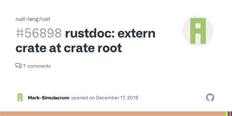 Rust Crate Root