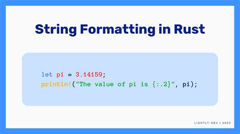 Rust Define Literal Strings