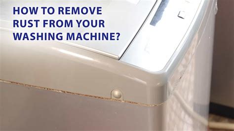 Rust In New Washing Machine