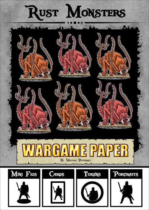 Rust Monster Printable Mini