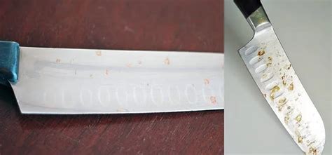 Kitchen knife rust removal hacks