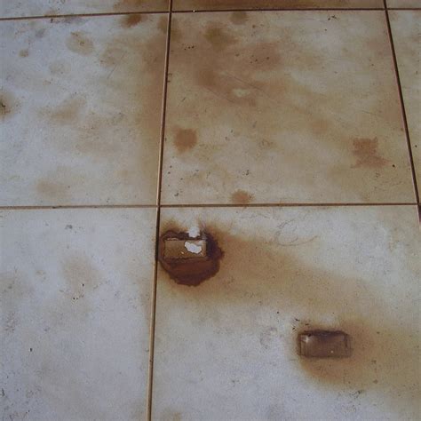 Remove rust stains from tile and stone how to do it YouTube