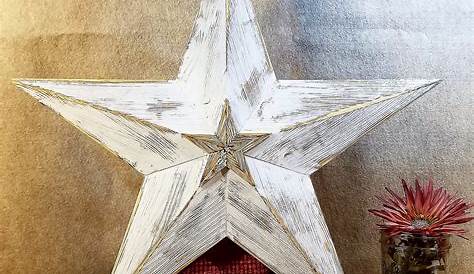 Rustic Barn Star Wall Pocket - Barn Stars - Primitive Decor