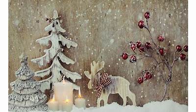 Rustic Christmas Canvas Paintings