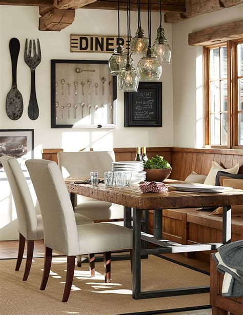 39 Popular Rustic Farmhouse Style Ideas For Dining Room Decor HMDCRTN