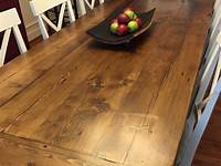 Rustic Farmhouse Brown Pine Wood Extendable Trestle Dining Table