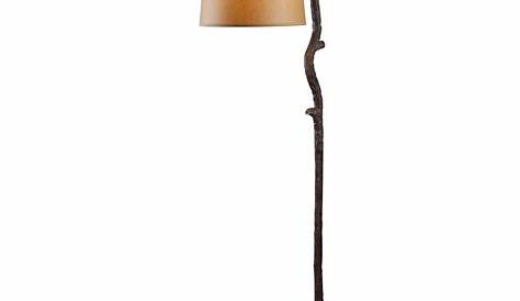 Trista 63 in. Rustic Brown Floor LampHD88401 The Home Depot