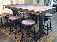 Rustic Pub Table Rustic pub table, Rustic industrial decor, Pub table