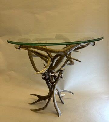Rustic Antler End Tables