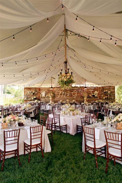 Rustic Backyard Wedding Decor