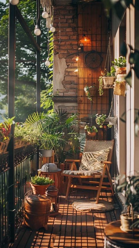 Rustic Balcony Decor Ideas