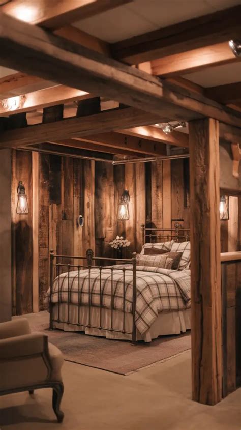 Rustic Basement Bedroom Ideas