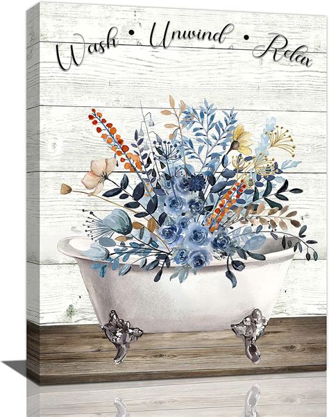 Rustic Bathroom Framed Art