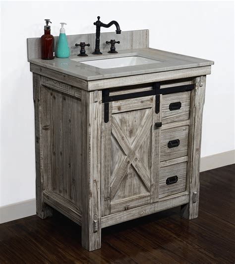 Rustic Bathroom Vanity Sink Combo