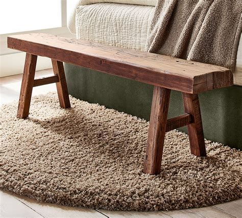 Charming and Rustic Bedroom Bench: A Perfect Addition to Your Cozy Haven