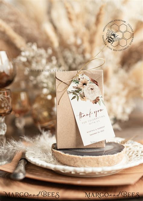 Rustic Brown Tag Printable Sheets