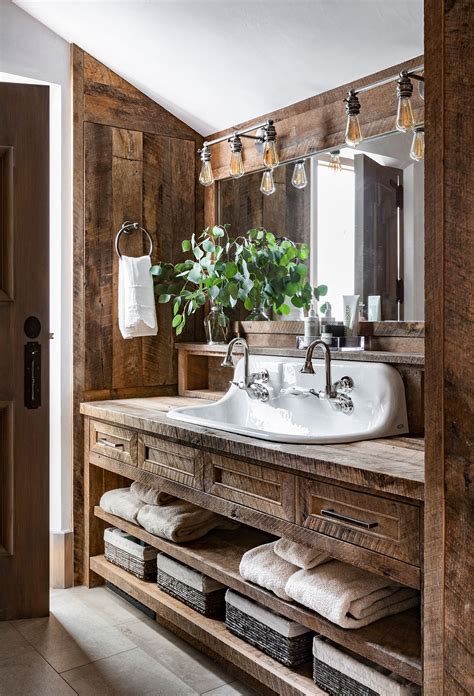 Rustic Country Bathroom