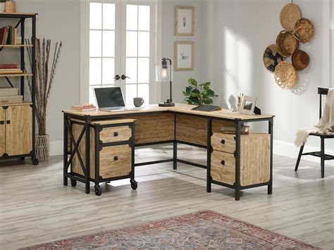 Rustic Desk With File Drawer
