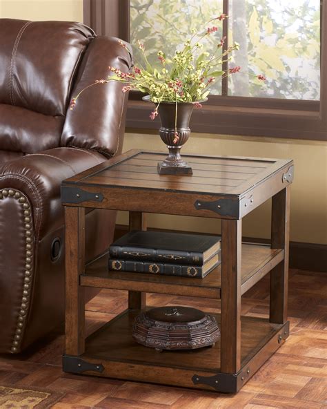 rustic end table sets