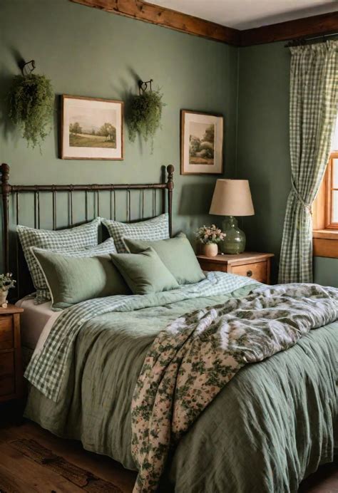Rustic Green Bedroom Ideas