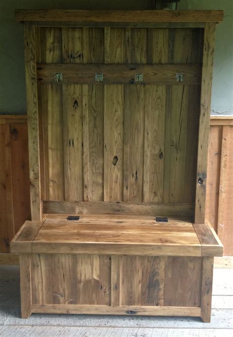 Rustic Hall Tree With Storage