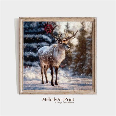 Rustic Holiday Art Printable Square