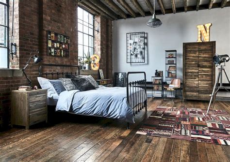 Rustic Industrial Bedroom