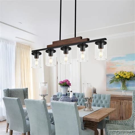 Rustic Industrial Dining Room Lighting
